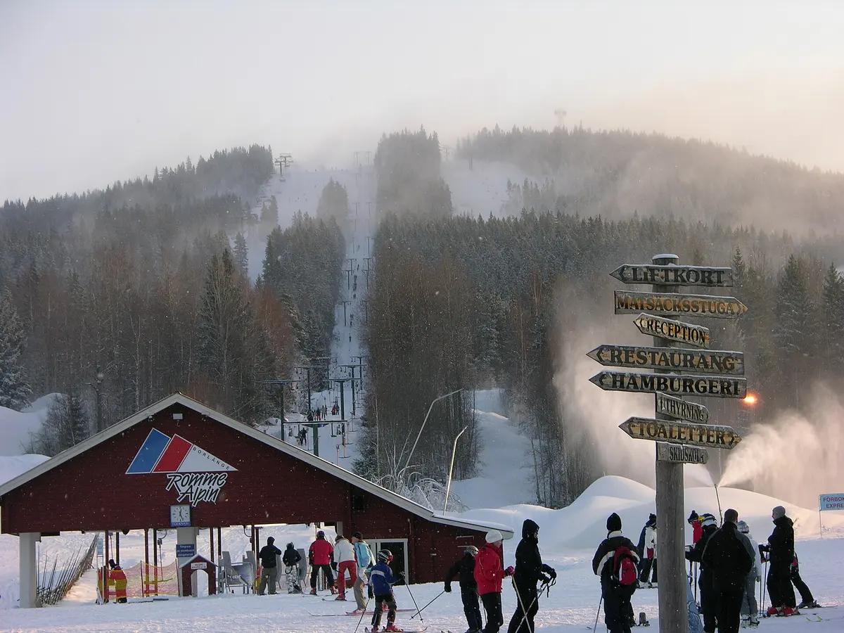 Romme Alpin ski resort