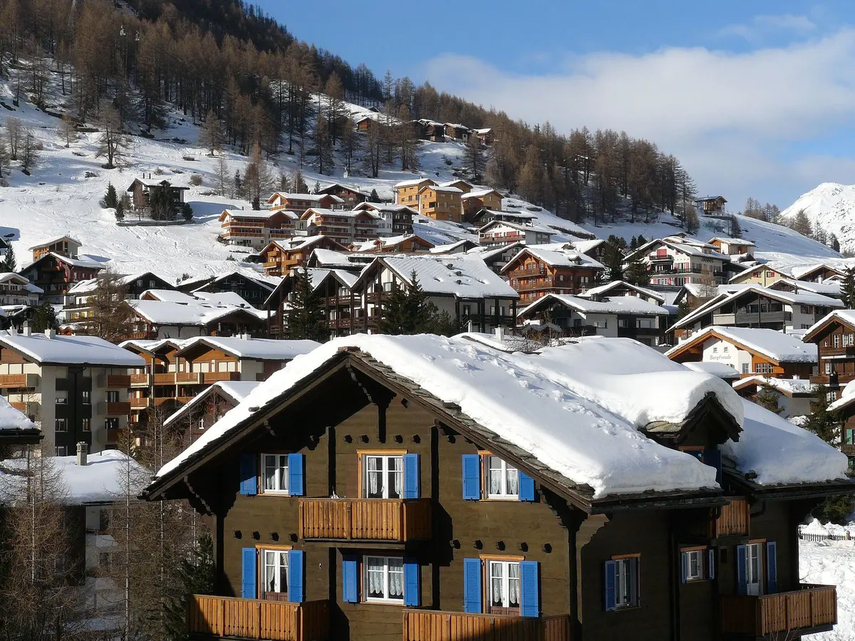 Saas Fee ski resort